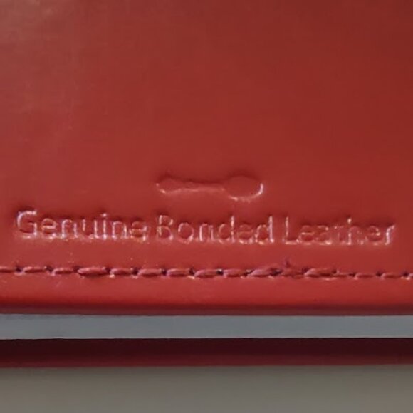 C. R.GIBSON KITCHEN KEEPER BINDER BONDED RED LEATHER RECIPE BOOK 9 X 9.5  NWOT - Picture 13 of 13